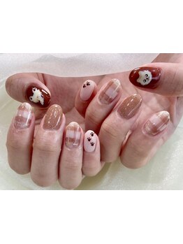 手描きアートが得意なサロン