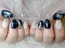 持ち込みデザイン/クリスマスネイル/冬ネイル