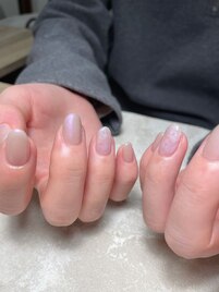 ラメとマーブル