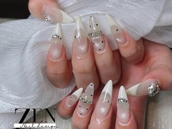 ゼン ネイル デザイン 池袋(ZEN NAIL DESIGN)/* 長 さだしやり放題×つけ放題