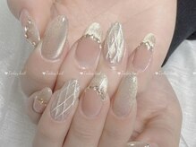 トゥデイネイル(Today.Nail)/持ち込み/ダイヤ柄