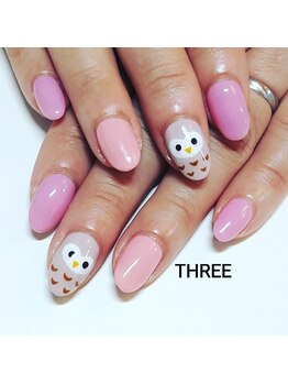 ネイルアンドまつげエクステ専門サロン スリー(THREE)/オウルアート