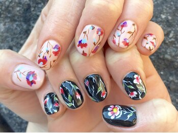 ミネルバネイル(MINERVA nail)/刺繍風ネイル♪フラワーアート