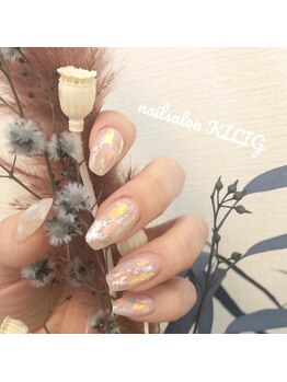 ネイルサロン キリグ(KILIG)/奥行きオーロラネイル