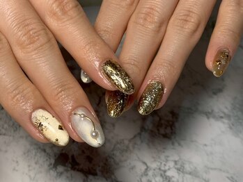 アズネイル 大宮(AZU NAIL)/雪の結晶ネイル