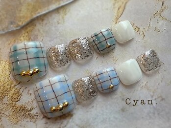 シアン(Cyan)/12月限定/季節の流行デザイン