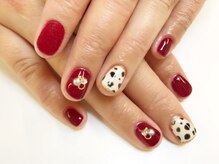 ネイルサロン ジュネイル(NAIL SALON JUNAIL)/ダルメシアン×ボルドー