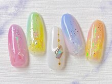 ネイルサロン インプレス(Impress)/カラフルニュアンスネイル