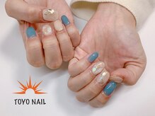 トヨネイル(TOYO NAIL)/シェル＆ブルー☆
