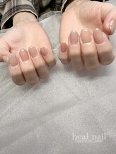 ヒールネイル(heal nail)/ちゅるんカラー×mirrorライン