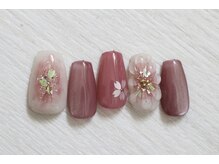 ココネイル/春フラワーネイル