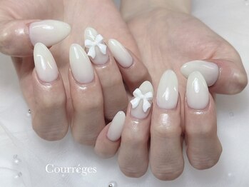 クレージュ(Courreges)の写真/【自爪に優しいフィルイン導入♪】豊富なカラーから理想のカラーをご提案!ワンカラー¥4000～で通いやすい◎