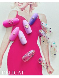 カラフルオーロラ/ハート