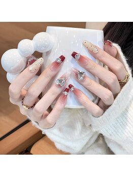 バイムーンサロン(By Moon Salon)/ワンホンチークマグネットネイル