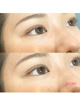 ヘアサロンアンドアイラッシュ ストーリー(Hairsalon&Eyelash STORY)/まつげパーマ♪