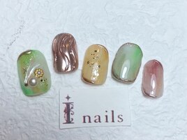 和装ニュアンスネイル