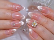 幻之花ネイル/チーク　マググラデーション