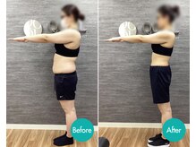 クールボディメイクジム 心斎橋(QOOL body make gym)/ピラティスダイエット-19kg達成