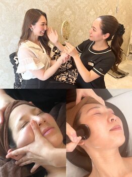 ニコ 岐南本店(Nico)の写真/[痩身/小顔専門店]だからできる"圧倒的結果出し"背中から始まる小顔術&マシン&濃厚コルギが『小顔を創る』