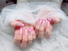 フューチャー 新大久保(FUTURE)/春フレンチネイル