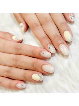 キュント(Qun’t)/押し花風リボンの定額デザイン