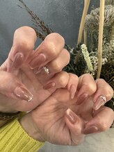 プルメリアドット(Plumeria.)/オフィスマグネットネイル