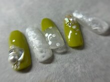 ネイルサロン マハロ(Nail salon MaHaLo)/3★4月マンスリーデザイン¥6950