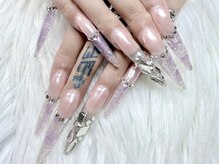 トイネイル(toinail)/埋めつくし×ガラスネイル
