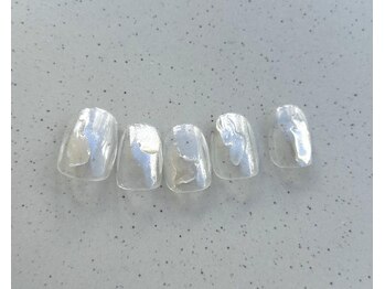 アイネイルズ 池袋店(I-nails)/クリアシルバーミラー