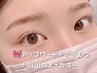 【SET割】人気No2まつぱ風エクステ100本+眉WAX+眉カラー 14280円→12880円