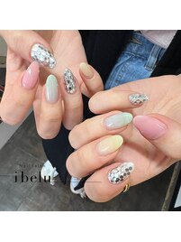 春カラーネイル