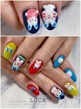 ネイルアトリエルカ(nail atelier LUCA)/W-507 大人可愛いキャラネイル