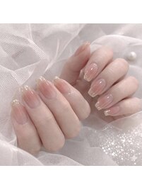 チークネイル/春ネイル