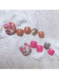 ミックスツイードネイル