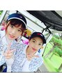 ユガミ(YUGAMI)&nbsp;姉妹仲良しでペアルックでゴルフしたりもします(^^)