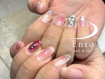 エント(Ento)の写真/愛いをギュッと詰め込んだトレンドネイル☆ちゅるんカラーやチークネイル・ベイビーブーマーも大人気◎