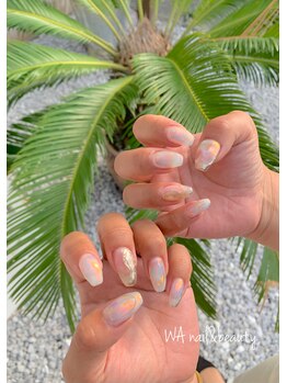 WA ネイル アンド ビューティー(WA nail & beauty)/うるつやオーロラネイル