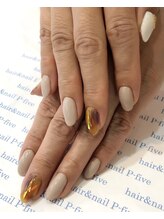 ヘアアンドネイル ピーファイブ(P-five)/旅気分！エッフェル塔ネイル♪