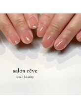 サロンリーベ(salon reve)/ちゅるんワンカラー×ラメライン