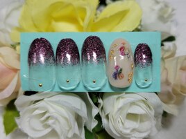 ボタニカルシールアート☆￥6300