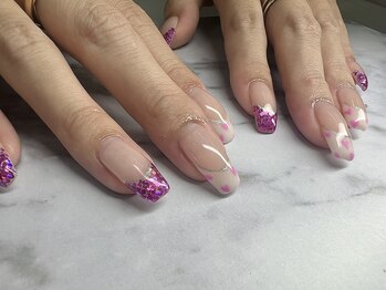 アトリエ ボノ(BONO)/海外風バレンタインネイル