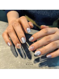 冬色大人ニュアンスネイル