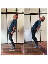 ミントのかべの整体院/施術ビフォーアフター