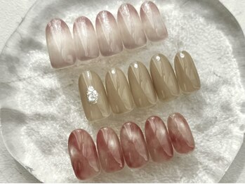 リライトネイル(Relight nail)の写真/シンプルながらも洗練された上品ニュアンスが魅力！大人女性にふさわしい上品な指先で周りと差をつける♪