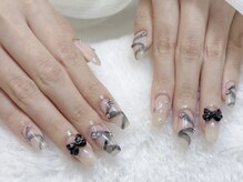 スペラ 大宮店(Spera)/リボンの紐みたいなアートネイル