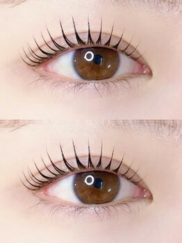 ロゼミューズピュア(ROSE MUSE pure)の写真/《ナチュラル綺麗に!選べるカール♪次世代まつげパーマ¥4800》自まつ毛を傷めずにグイッと立ち上げる!!