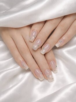 ジャスミン(jasmine)の写真/【オフもフィルインも込◎】定額10本アートコース8000円～♪華やかなパーツも載ったサンプル多数◎