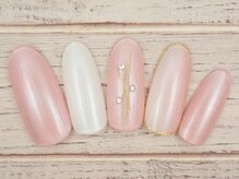 ワンネイル(ONE NAIL)/＃縦グラデ＃オーロラ掛け