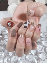 エトワール(etoile)/バレンタインネイル