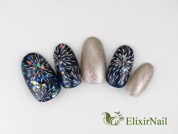 エリクサーネイル 池袋(Elixir Nail)/定額b カジュアル/クーポン使用